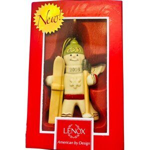 Lenox 2016 Gingerbread Downhill Delight Annual Ornament New In Box
